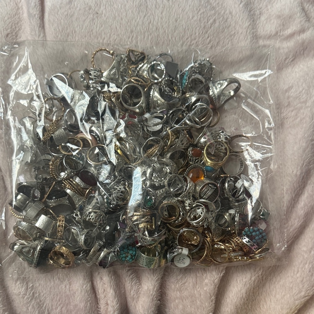 Mixed Silver and Gold Tone Rings